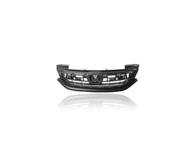 Grille For 71121T2FA51 16-17 Honda Accord Sedan - Matte-Black - Partial Textured - With Emblem Provision Grille For 71121T2FA51 16-17 Honda Accord Sedan - Matte-Black - Partial Textured - With Emblem Provision