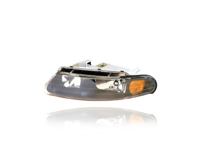 Headlight Assembly - Compatible/Replacement for '95-96 Chrysler Sebring Coupe - Halogen/LED - Left Hand - Driver - MR162893