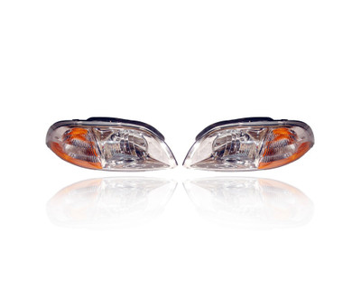Headlight Assembly - Compatible/Replacement for '01-03 Ford Windstar - Halogen - Pair, Left Driver + Right Passenger Set - 3F2Z13008CA, 3F2Z13008CB Headlight Assembly - Compatible/Replacement for '01-03 Ford Windstar - Halogen - Pair, Left Driver + Right Passenger Set - 3F2Z13008CA, 3F2Z13008CB