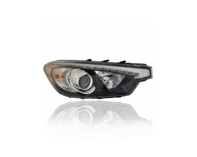 Headlight Assembly - Compatible/Replacement for '15-16 Kia Forte/Koup/5 EX/SX - Xenon/HID With LED Daytime Running Lamp - Right Hand - Passenger - 92102A7221