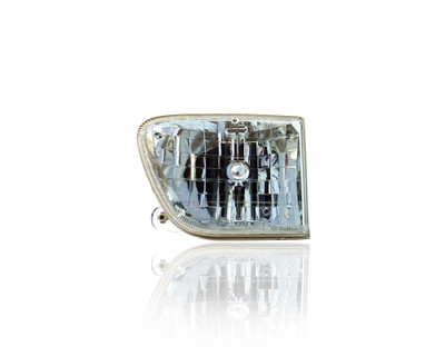 Headlight Assembly - Compatible/Replacement for '98-01 Mercury Mountaineer - Halogen - Left Hand - Driver - F87Z13008BF