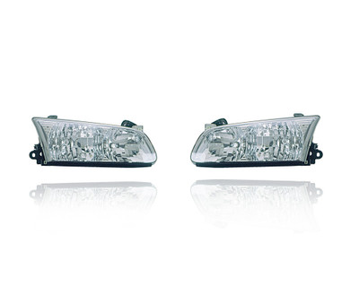 Headlight Assembly For 00-01 Toyota Camry - Pair, Left Driver + Right Passenger Set - CAPA - 81110AA020, 81150AA020 Headlight Assembly For 00-01 Toyota Camry - Pair, Left Driver + Right Passenger Set - CAPA - 81110AA020, 81150AA020