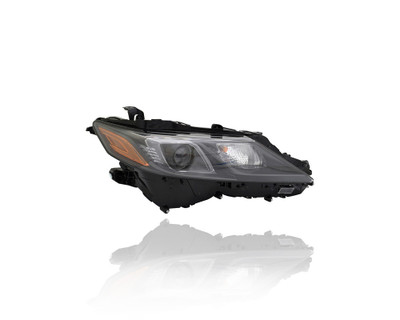 Headlight Assembly - Compatible/Replacement for '20-22 Toyota Camry/Hybrid SE/Nightshade/TRD - Bi-LED Without LED Daytime Running Lamp, Black Interior - Right Hand - Passenger - 8111006F60 - CAPA