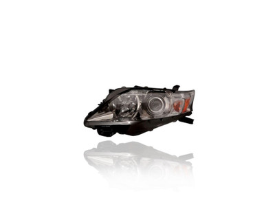 Headlight Assembly - Compatible/Replacement for '10-12 Lexus RX 350 (Japan Built) - Halogen, Chrome Interior Bezel - Left Hand - Driver - 8117048680