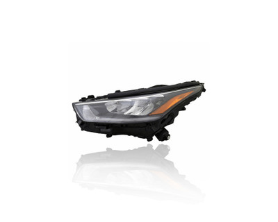 Headlight Assembly - Compatible/Replacement for '20-20 Toyota Highlander/Hybrid L/LE/XLE - LED Without Halogen Daytime Running Lamp/Adaptive Light System - Left Hand - Driver - 811500E460 - CAPA
