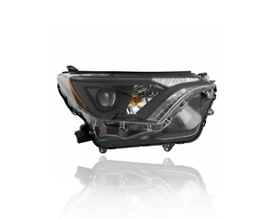Headlight Assembly - Compatible/Replacement for '16-18 Toyota RAV4 Adventure (North American Built) - Halogen, Black-Bezel - Right Hand - Passenger - 811100R180 - CAPA Headlight Assembly - Compatible/Replacement for '16-18 Toyota RAV4 Adventure (North American Built) - Halogen, Black-Bezel - Right Hand - Passenger - 811100R180 - CAPA