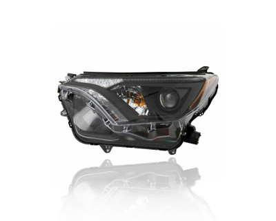 Headlight Assembly - Compatible/Replacement for '16-18 Toyota RAV4 Adventure (North American Built) - Halogen, Black-Bezel - Left Hand - Driver - 811500R180 - CAPA Headlight Assembly - Compatible/Replacement for '16-18 Toyota RAV4 Adventure (North American Built) - Halogen, Black-Bezel - Left Hand - Driver - 811500R180 - CAPA