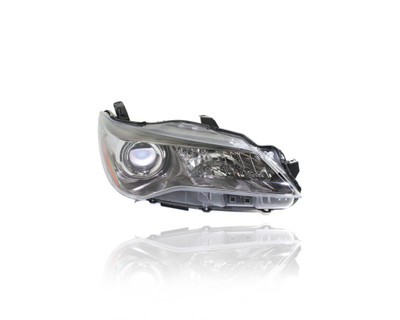 Headlight Assembly For 15-17 Toyota Camry/Camry-Hybrid SE/XSE - Right Hand Passenger, Halogen Type, NSF Certified - 8111006C70