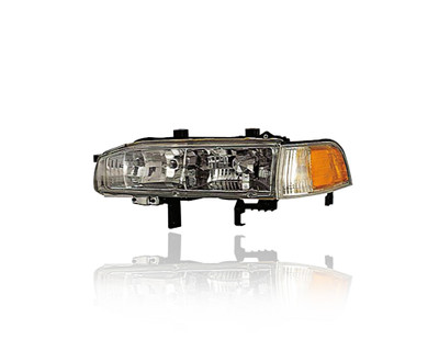 Headlight Assembly - Compatible/Replacement for '92-93 Honda Accord - With Corner Lamp - Left Hand - Driver - 33150SM4A04