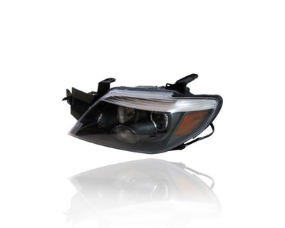 Headlight Assembly - Compatible/Replacement for '05-06 Mitsubishi Outlander Limited - Halogen/LED, Black Interior Bezel - Left Hand - Driver - 8301A245