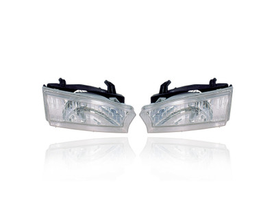 Headlight Assembly - Compatible/Replacement for '97-99 Subaru Legacy/Outback - Halogen - Pair, Left Driver + Right Passenger Set - 84001AC222, 84001AC232 Headlight Assembly - Compatible/Replacement for '97-99 Subaru Legacy/Outback - Halogen - Pair, Left Driver + Right Passenger Set - 84001AC222, 84001AC232