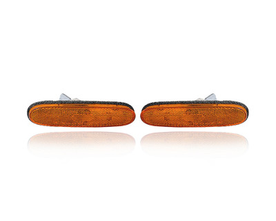 Side Marker Light Assembly - Compatible/Replacement for '93-97 Mazda 626 Cronos - Pair, Left Driver + Right Passenger Set - GA2A515E0A, GA2A515F0A Side Marker Light Assembly - Compatible/Replacement for '93-97 Mazda 626 Cronos - Pair, Left Driver + Right Passenger Set - GA2A515E0A, GA2A515F0A