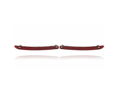 Side Marker Light Reflector - Compatible/Replacement for '11-15 Lincoln MKX - Rear Bumper - Pair, Left Driver + Right Passenger Set - BA1Z13A565A, BA1Z15A449A Side Marker Light Reflector - Compatible/Replacement for '11-15 Lincoln MKX - Rear Bumper - Pair, Left Driver + Right Passenger Set - BA1Z13A565A, BA1Z15A449A