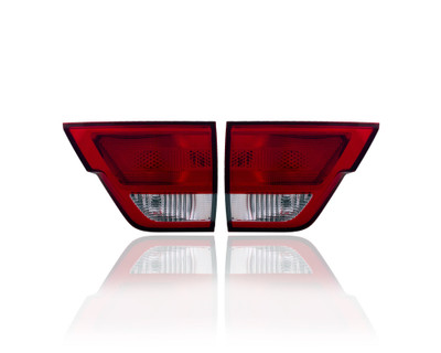 Tail Light Assembly - Compatible/Replacement for '11-13 Jeep Grand Cherokee - Halogen, Inner On Liftgate - Pair, Left Driver + Right Passenger Set - 57010274AF, 57010275AF Tail Light Assembly - Compatible/Replacement for '11-13 Jeep Grand Cherokee - Halogen, Inner On Liftgate - Pair, Left Driver + Right Passenger Set - 57010274AF, 57010275AF