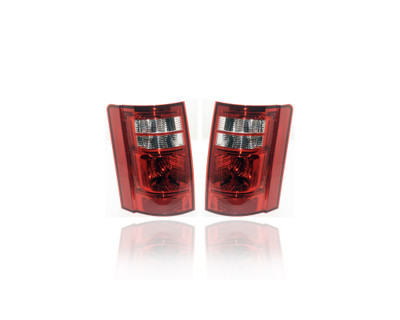 Tail Light Assembly - Compatible/Replacement for '08-10 Dodge Grand Caravan - LED - Pair, Left Driver + Right Passenger Set - 5113204AB, 5113205AB - CAPA Tail Light Assembly - Compatible/Replacement for '08-10 Dodge Grand Caravan - LED - Pair, Left Driver + Right Passenger Set - 5113204AB, 5113205AB - CAPA