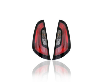Tail Light Assembly - Compatible/Replacement for '14-19 Kia Soul Base/Plus-Only - Halogen - Pair, Left Driver + Right Passenger Set - 92402B2010, 92401B2010 - CAPA