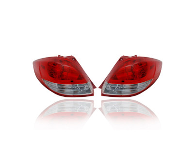 Tail Light Assembly - Compatible/Replacement for '12-17 Hyundai Veloster Base/Value/1.6L-Only - Halogen - Pair, Left Driver + Right Passenger Set - 924022V000, 924012V000 Tail Light Assembly - Compatible/Replacement for '12-17 Hyundai Veloster Base/Value/1.6L-Only - Halogen - Pair, Left Driver + Right Passenger Set - 924022V000, 924012V000