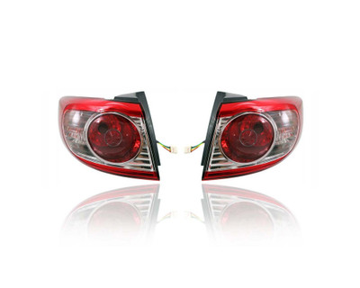Tail Light Assembly - Compatible/Replacement for '10-12 Hyundai Santa Fe - Halogen, Outer On Body Quarter Panel - Pair, Left Driver + Right Passenger Set - 924020W500, 924010W500 Tail Light Assembly - Compatible/Replacement for '10-12 Hyundai Santa Fe - Halogen, Outer On Body Quarter Panel - Pair, Left Driver + Right Passenger Set - 924020W500, 924010W500