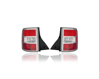 Tail Light Assembly - Compatible/Replacement for '12-19 Ford Flex SE/SEL - Halogen - Pair, Left Driver + Right Passenger Set - CA8Z13404A, CA8Z13405A - CAPA Tail Light Assembly - Compatible/Replacement for '12-19 Ford Flex SE/SEL - Halogen - Pair, Left Driver + Right Passenger Set - CA8Z13404A, CA8Z13405A - CAPA