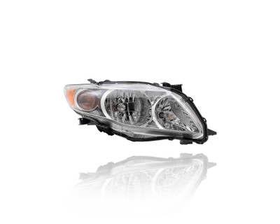 Headlight Assembly For 09-10 Toyota Corolla Base/CE/LE/XLE USA Build - Right Hand Passenger - 8111002670 Headlight Assembly For 09-10 Toyota Corolla Base/CE/LE/XLE USA Build - Right Hand Passenger - 8111002670