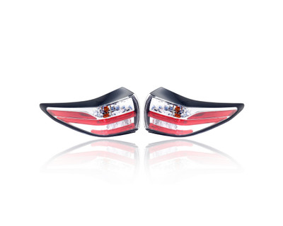 Tail Light Assembly - Compatible/Replacement for '15-18 Nissan Murano - LED, Outer On Body Quarter Panel - Pair, Left Driver + Right Passenger Set - 265505AA0B, 265555AA0B