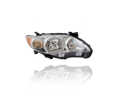 Headlight Assembly For 09-10 Toyota Corolla-Base/CE/LE/XLE USA Build - Right Hand Passenger (CAPA-Certified) - 8111002670 Headlight Assembly For 09-10 Toyota Corolla-Base/CE/LE/XLE USA Build - Right Hand Passenger (CAPA-Certified) - 8111002670