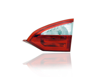 Tail Light Assembly - Compatible/Replacement for '14-19 Ford Fiesta Sedan - Halogen, Inner On Luggage Lid - Right Hand - Passenger - D2BZ13404D - NSF