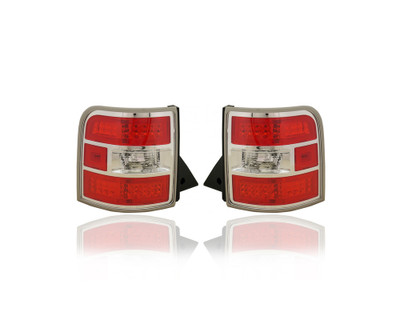 Tail Light Assembly - Compatible/Replacement for '09-11 Ford Flex Limited - LED - Pair, Left Driver + Right Passenger Set - 8A8Z13404C, 8A8Z13405C - CAPA Tail Light Assembly - Compatible/Replacement for '09-11 Ford Flex Limited - LED - Pair, Left Driver + Right Passenger Set - 8A8Z13404C, 8A8Z13405C - CAPA
