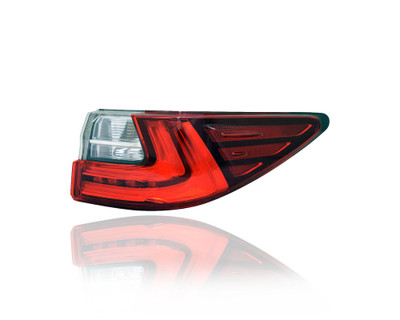 Tail Light Assembly - Compatible/Replacement for '16-18 Lexus ES300h/350 - Outer On Body Quarter Panel - Right Hand - Passenger - 8155133740