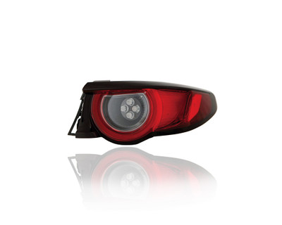 Tail Light Assembly - Compatible/Replacement for '19-21 Mazda Mazda3 Hatchback - LED, Outer On Body Quarter Panel With Signature Lighting - Right Hand - Passenger - BCKD51150A - CAPA
