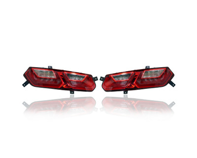 Tail Light Assembly - Compatible/Replacement for '14-19 Chevrolet Corvette Stingray Convertible/Coupe - LED - Pair, Left Driver + Right Passenger Set - 84587836, 84587835 - CAPA Tail Light Assembly - Compatible/Replacement for '14-19 Chevrolet Corvette Stingray Convertible/Coupe - LED - Pair, Left Driver + Right Passenger Set - 84587836, 84587835 - CAPA