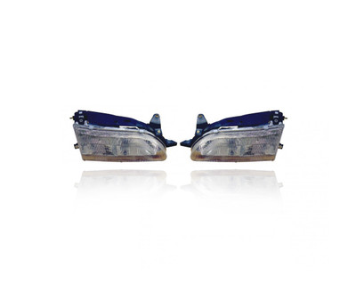 Headlight Assembly For TO2503107; TO2502107 93-97 Toyota Corolla Sedan/Wagon 2WD - Pair Left and Right Set Headlight Assembly For TO2503107; TO2502107 93-97 Toyota Corolla Sedan/Wagon 2WD - Pair Left and Right Set