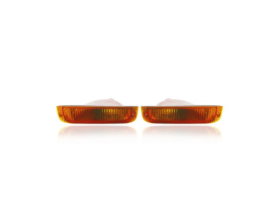 Turn Signal Light - Compatible/Replacement for '93-94 Buick Regal Sedan FWD Gran Sport - Pair, Left Driver + Right Passenger Set - 5976754, 5976753