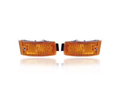 Turn Signal Light - Compatible/Replacement for '90-92 Ford Probe GT-Only - Pair, Left Driver + Right Passenger Set - FO2Z13200B, FO2Z13201B Turn Signal Light - Compatible/Replacement for '90-92 Ford Probe GT-Only - Pair, Left Driver + Right Passenger Set - FO2Z13200B, FO2Z13201B
