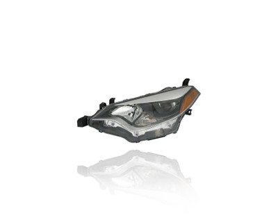 Headlight Assembly For 14-16 Toyota Corolla - Left Hand Driver, CAPA Certified Headlight Assembly For 14-16 Toyota Corolla - Left Hand Driver, CAPA Certified