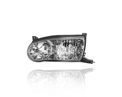 Headlight Assembly For TO2502133 00-02 Toyota Corolla - Left Hand - Driver