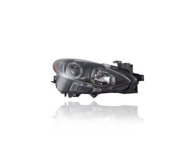 Headlight Assembly For MA2503144 14-16 Mazda Mazda3 Hatchback, 14-16 Sedan - Right Hand - Passenger, Halogen Type Headlight Assembly For MA2503144 14-16 Mazda Mazda3 Hatchback, 14-16 Sedan - Right Hand - Passenger, Halogen Type