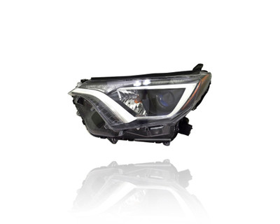 Headlight Assembly For 16-18 Toyota RAV4/Hybrid-LE/XLE/Japan-Build (Exclude SE/Limited/Platinum) - Halogen - Left Hand / Driver - 8117042640 Headlight Assembly For 16-18 Toyota RAV4/Hybrid-LE/XLE/Japan-Build (Exclude SE/Limited/Platinum) - Halogen - Left Hand / Driver - 8117042640