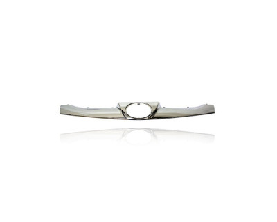Grille Molding - Compatible/Replacement for '06-10 Toyota Sienna Limited - Main Upper Emblem Trim, Outer Shell Chrome Without Cruise Sensor Hole, With Emblem Provision - 53114AE020 CAPA Grille Molding - Compatible/Replacement for '06-10 Toyota Sienna Limited - Main Upper Emblem Trim, Outer Shell Chrome Without Cruise Sensor Hole, With Emblem Provision - 53114AE020 CAPA