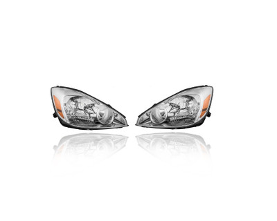 Headlight Assembly For 04-05 Toyota Sienna - Both Pair, Left Driver Right Passenger (Without HID) - 81110AE010, 81150AE010 Headlight Assembly For 04-05 Toyota Sienna - Both Pair, Left Driver Right Passenger (Without HID) - 81110AE010, 81150AE010