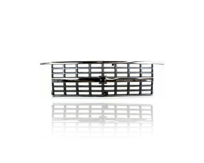 Grille - Compatible/Replacement for '92-96 Chevrolet Van (Exclude GMC) - Chrome/Silver Gray, With Emblem Provision - 15667812 Grille - Compatible/Replacement for '92-96 Chevrolet Van (Exclude GMC) - Chrome/Silver Gray, With Emblem Provision - 15667812
