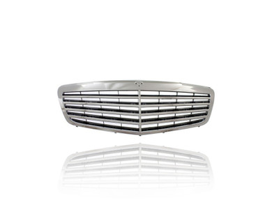 Grille - Compatible/Replacement for '10-13 Mercedes-Benz S-Class, 10-13 Hybrid (Without Distronic Cruise Control) - Chrome/Black, With Emblem Provision - 22188004839040 Grille - Compatible/Replacement for '10-13 Mercedes-Benz S-Class, 10-13 Hybrid (Without Distronic Cruise Control) - Chrome/Black, With Emblem Provision - 22188004839040