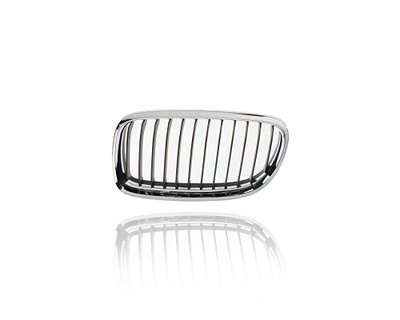 Grille - Compatible/Replacement for '09-11 BMW 3-Series Sedan, 09-12 Wagon (Exclude M3) - Chrome Frame, Black Vents, Left Hand - Driver - 51137201967 Grille - Compatible/Replacement for '09-11 BMW 3-Series Sedan, 09-12 Wagon (Exclude M3) - Chrome Frame, Black Vents, Left Hand - Driver - 51137201967
