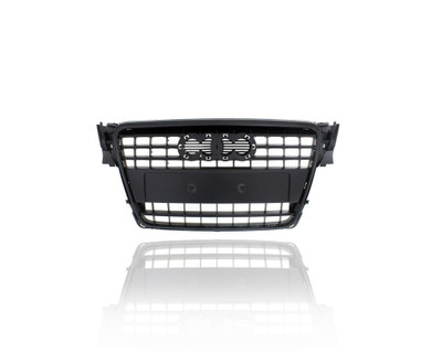Grille - Compatible/Replacement for '09-12 Audi A4 Sedan - With Black Molding, With Emblem Provision - 8K0853651VMZ Grille - Compatible/Replacement for '09-12 Audi A4 Sedan - With Black Molding, With Emblem Provision - 8K0853651VMZ