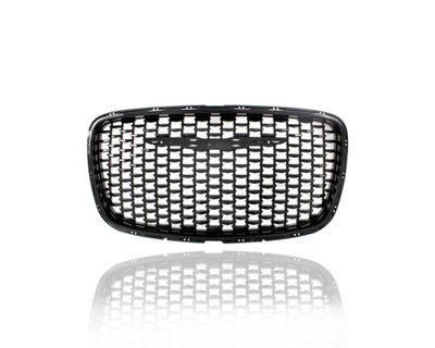 Grille - Compatible/Replacement for '15-22 Chrysler 300 Sedan - Chrome/Black, With Emblem Provision - 5SW18DX8AE CAPA Grille - Compatible/Replacement for '15-22 Chrysler 300 Sedan - Chrome/Black, With Emblem Provision - 5SW18DX8AE CAPA