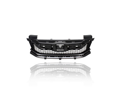 Grille - Compatible/Replacement for '16-17 Honda Accord Coupe - Main Upper, Black, With Emblem Provision - 71121T3LA51 CAPA Grille - Compatible/Replacement for '16-17 Honda Accord Coupe - Main Upper, Black, With Emblem Provision - 71121T3LA51 CAPA