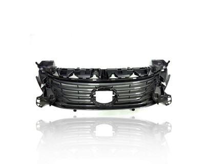 Grille - Compatible/Replacement for '16-18 Lexus ES300h/350 - Main Upper, Dark Gray, With Emblem Provision - 5311106850 Grille - Compatible/Replacement for '16-18 Lexus ES300h/350 - Main Upper, Dark Gray, With Emblem Provision - 5311106850