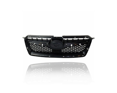 Grille - Compatible/Replacement for '16-17 Subaru XV/Crosstrek/Hybrid - Main Upper, Black Frame Insert, With Emblem Provision - 91122FJ050