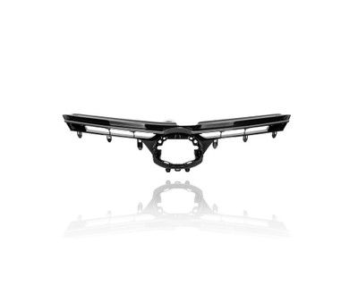 Grille - Compatible/Replacement for '17-18 Toyota Corolla Sedan CE/L/LE/Eco/XLE - Main, Silver/Black, With Emblem Provision - 5311102B00 CAPA Grille - Compatible/Replacement for '17-18 Toyota Corolla Sedan CE/L/LE/Eco/XLE - Main, Silver/Black, With Emblem Provision - 5311102B00 CAPA