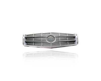 Grille - Compatible/Replacement for '08-11 Cadillac CTS Sedan, 11-11 Coupe, 10-11 Wagon - Chrome/Silver-Gray, With Emblem Provision - 25896043 Grille - Compatible/Replacement for '08-11 Cadillac CTS Sedan, 11-11 Coupe, 10-11 Wagon - Chrome/Silver-Gray, With Emblem Provision - 25896043